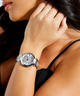 U1288L1 GUESS Ladies 36mm Silver-Tone Analog Dress Watch alternate 2 image lifestyle
