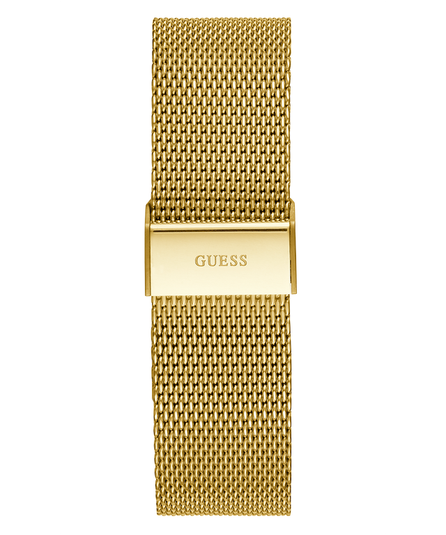 U1310G2 GUESS Mens 44mm Gold-Tone Multi-function Dress Watch strap image