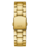 U1315G2 GUESS Mens 44mm Gold-Tone Analog Dress Watch strap image