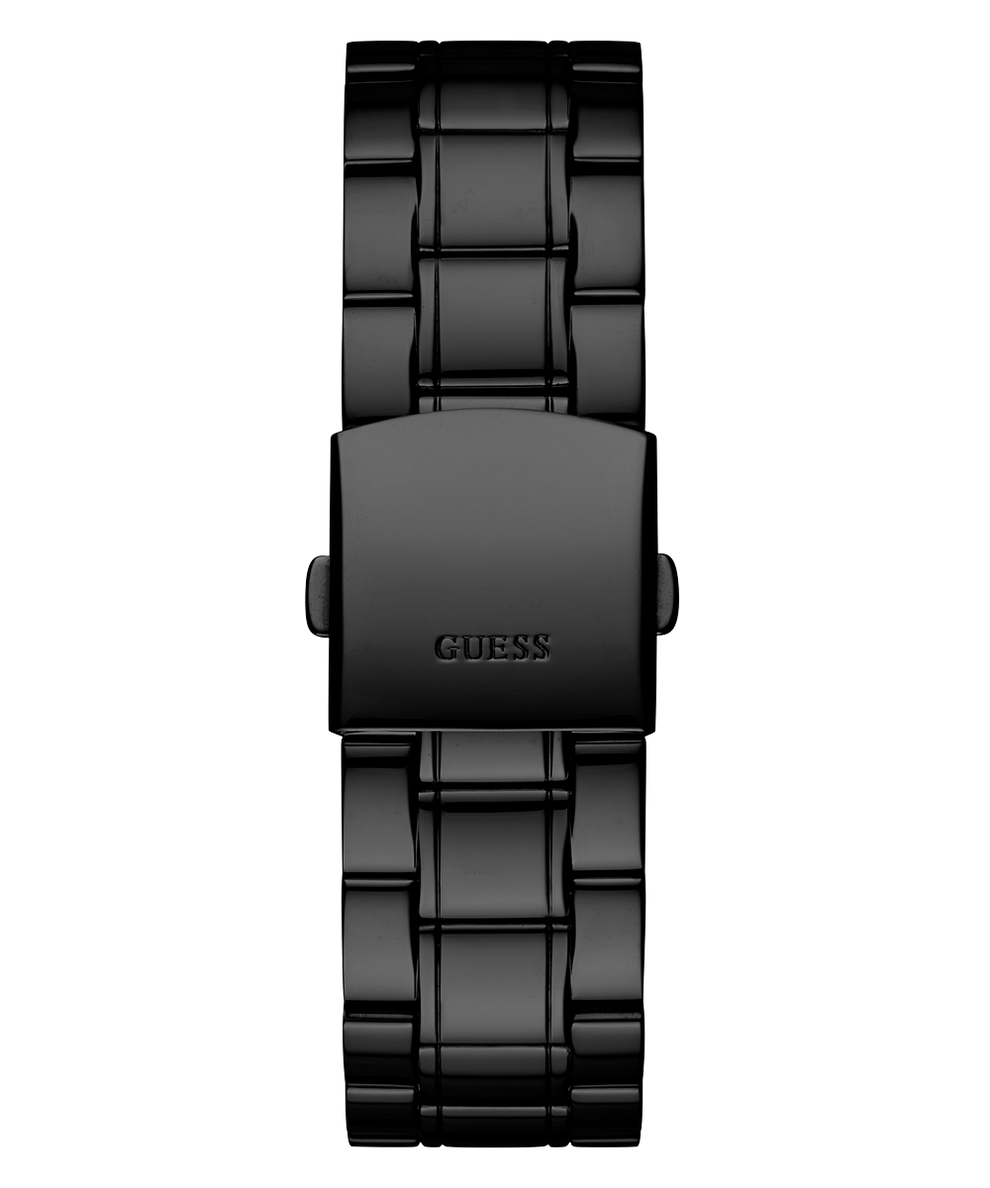 U1315G3 GUESS Mens 44mm Black Analog Dress Watch strap image