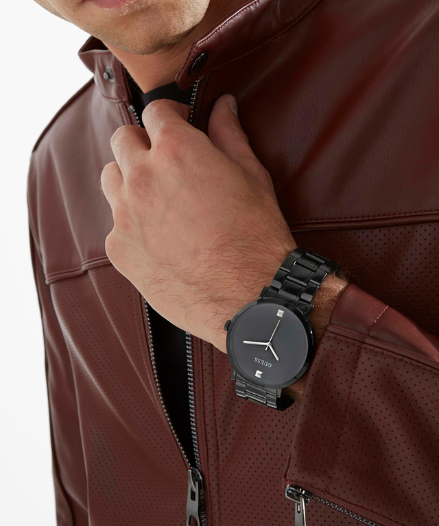 GUESS Mens Black Analog Watch U1315G3 GUESS Watches US