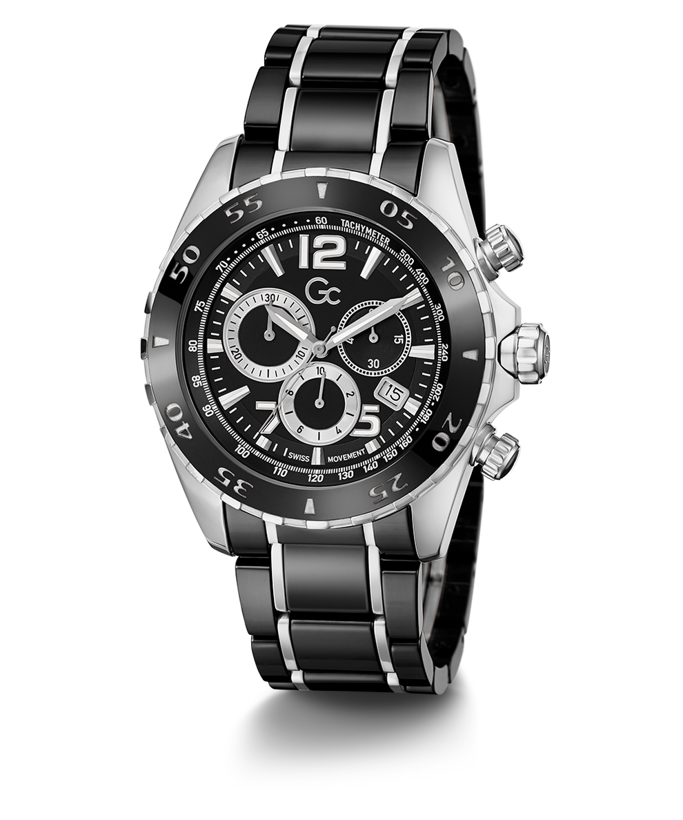 Gc black ceramic watch discount