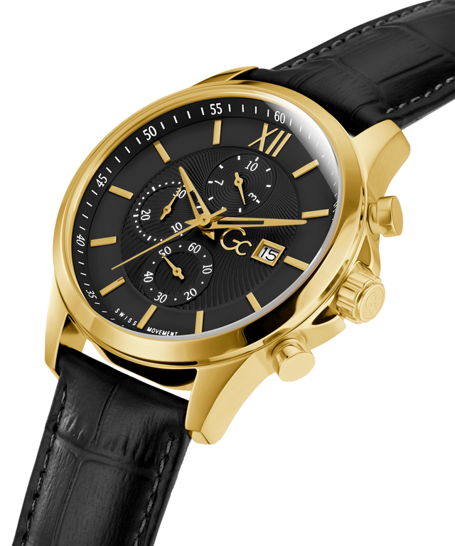 Gc Executive Chrono Leather Y27010G2MF GUESS Watches US