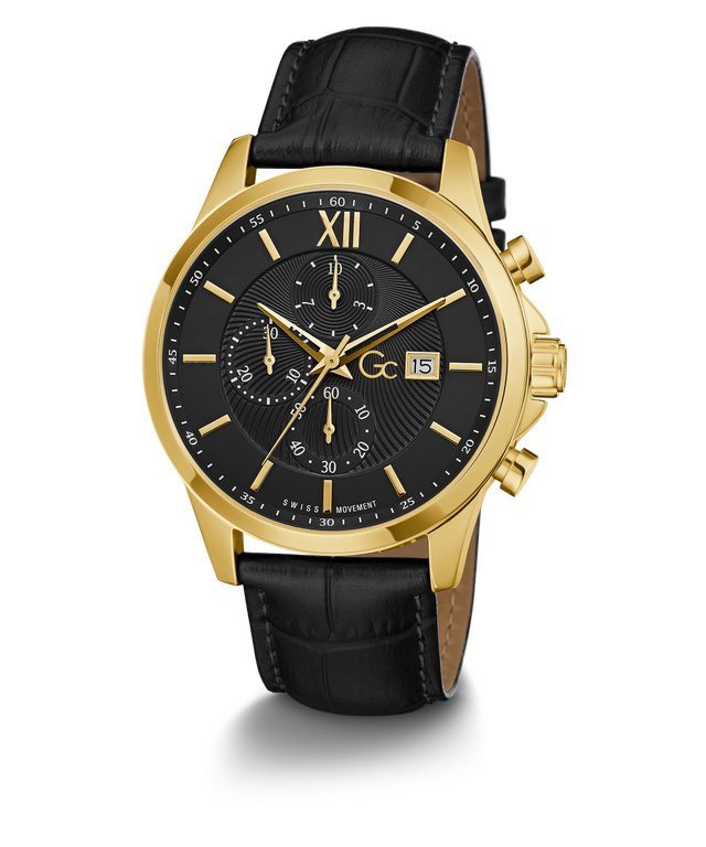 Gc Executive Chrono Leather Y27010G2MF GUESS Watches US