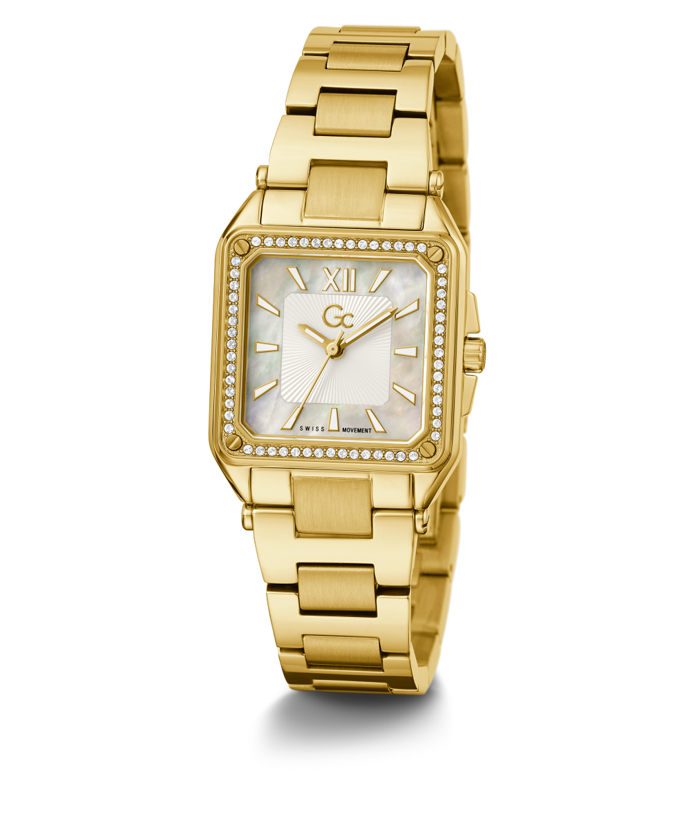 Guess steel watch square face hotsell