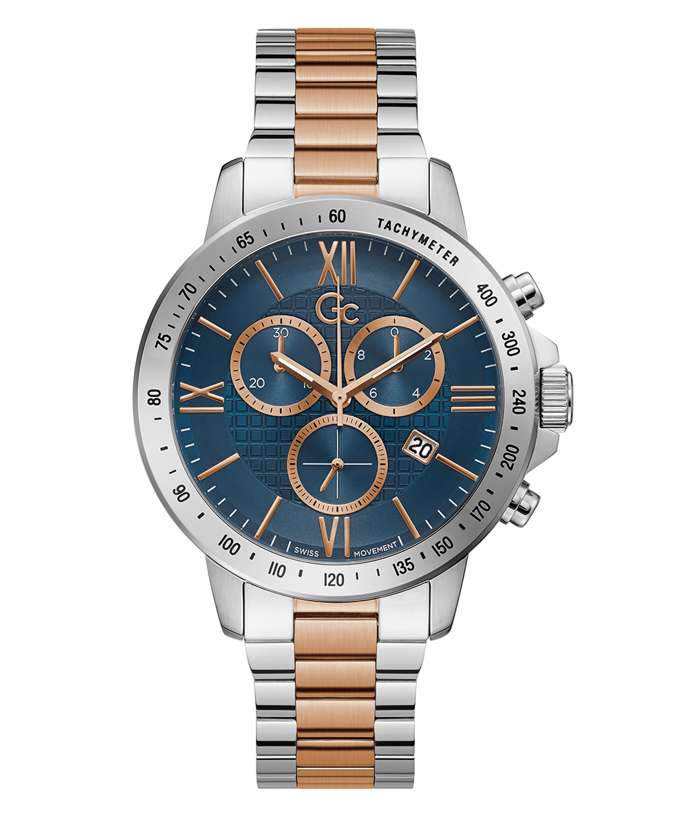 Gc PrimeTime Chrono Metal Y91005G7MF GUESS Watches US