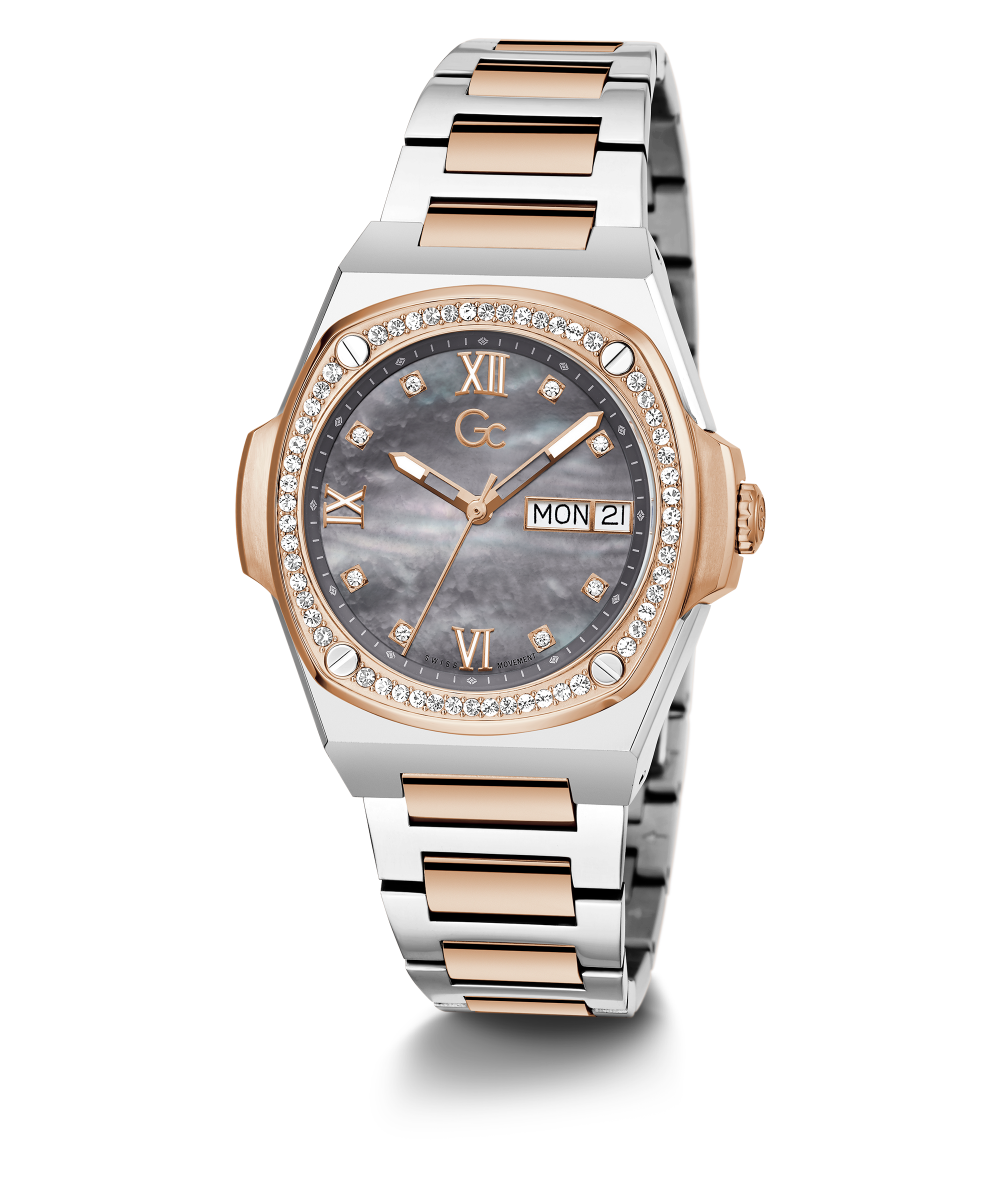 Gc PrimeChic Large Size Ceramic - Y65003L2MF | GUESS Watches US
