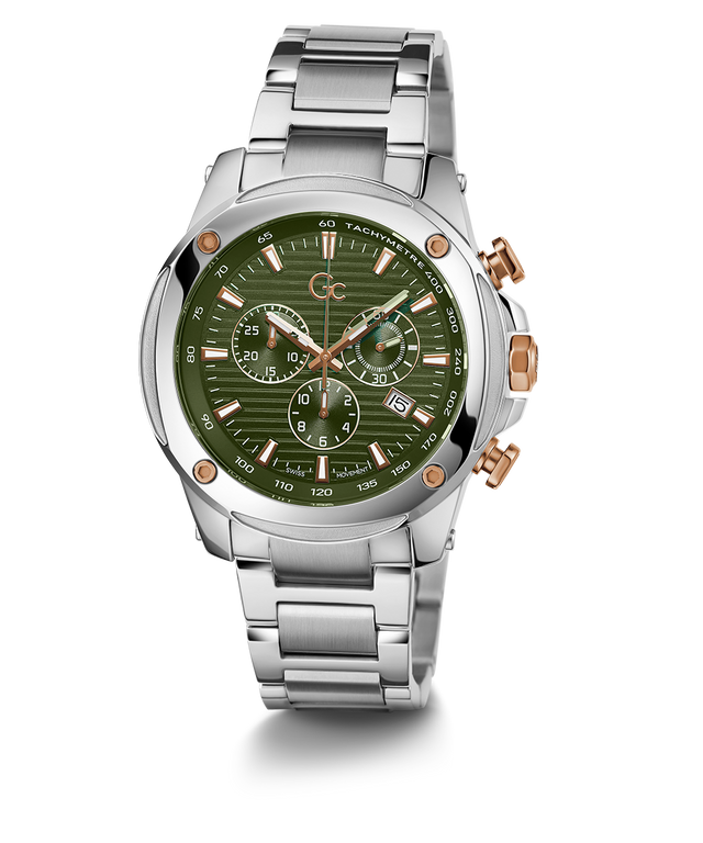 Gc Brave Chrono Metal Z13003G9MF GUESS Watches US